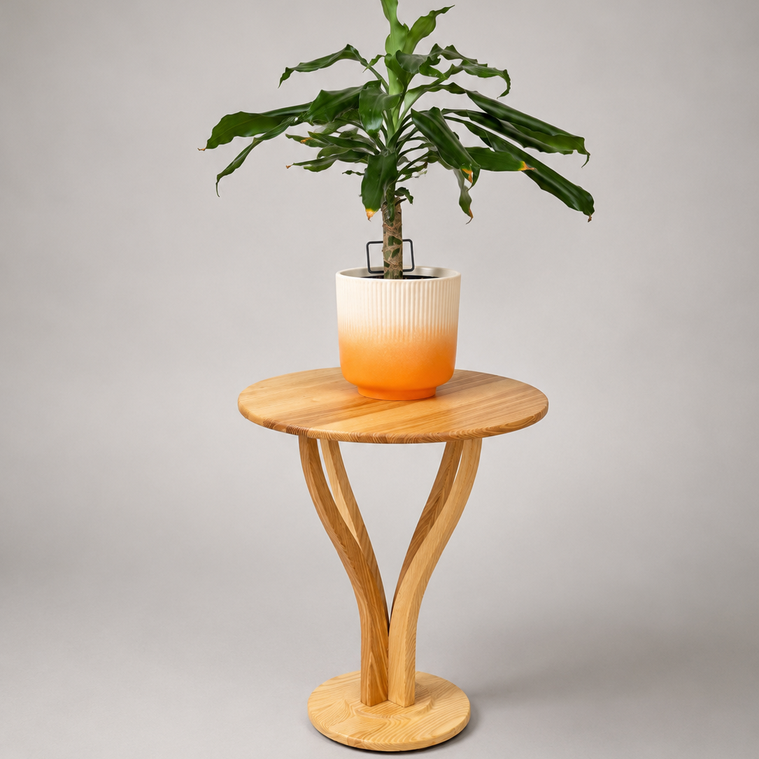 The Arbor – A Side Table in Solid Ash