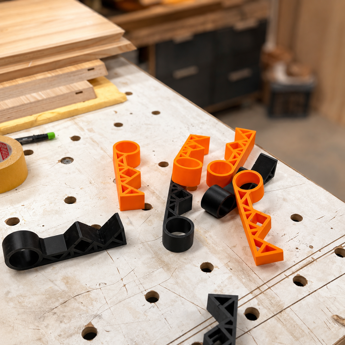 Miter Clamping Cauls (3D Printable STL File)
