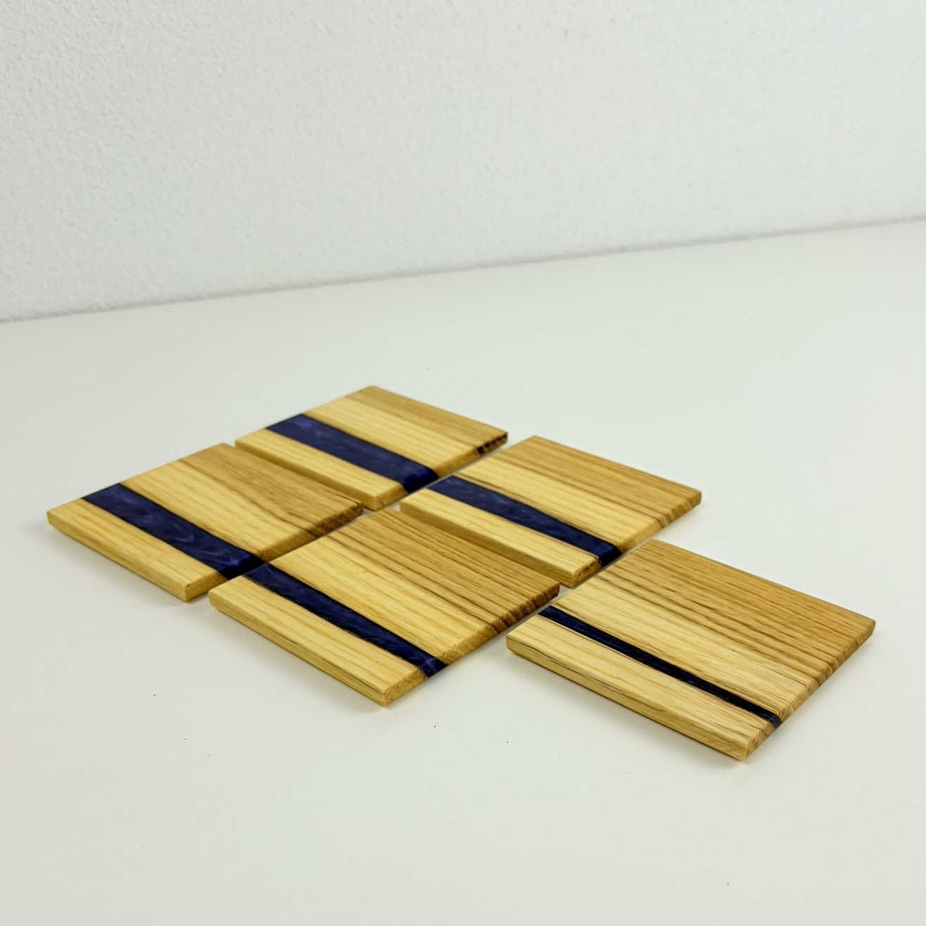Blue source | 5er Set Glasuntersetzer