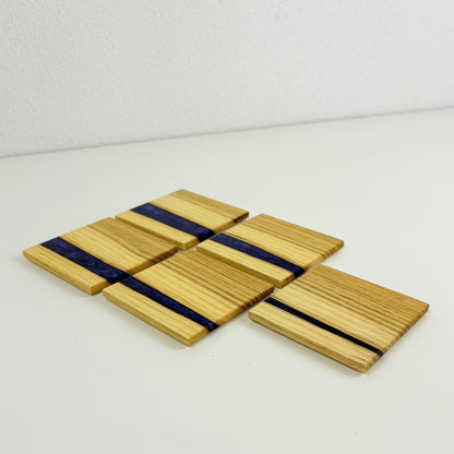 Blue source | 5er Set Glasuntersetzer