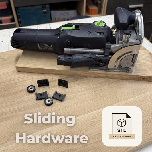 Festool Domino D10 Kugellager-Einsatz (STL-Datei) | 3D-Druck Datei für Schiebetüren, Schubladen & Möbelbau