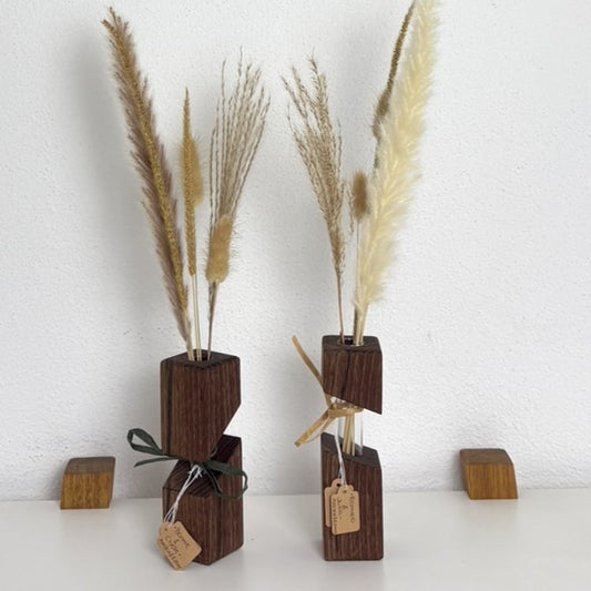 Reagenzglas-Vasen Akazie | Getrennt. Verbunden. Einzigartig.